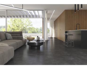 Preview: Bodenfliese Feinsteinzeug Rubi 59,8x59,8 cm dunkelgrau matt - m²