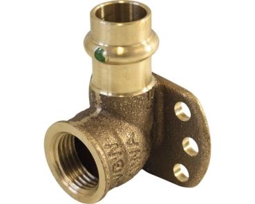 Wandscheibe Messing Viega Sanpress 15mmx1/2" IG