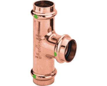 T-Stück Kupfer Viega Profipress 15x12x12 mm 291907