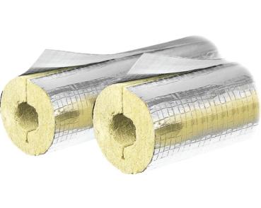 Steinwoll-Rohrisolierung Steinbacher aluminiumkaschiert 22x30 mm