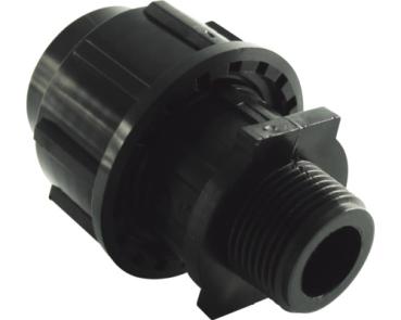 Verschraubung für KWL 32 mm 1" gerade Außengewinde