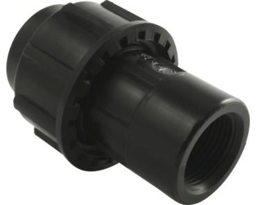 Verschraubung für KWL 32 mm 1" gerade Innengewinde