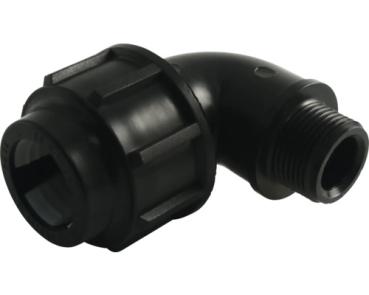 Winkel für KWL 32 mm 1" Außengewinde 90°