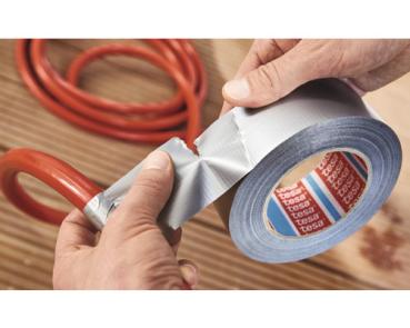 Preview: Gewebeband Folienband Tesa extra Power Universal weiss 50 mm x 50 m