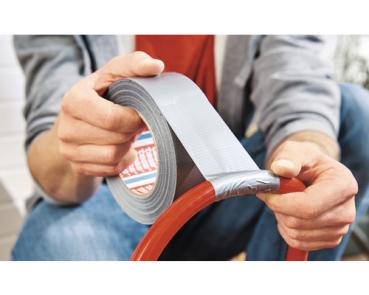 Preview: Gewebeband Folienband Tesa extra Power Universal silber 50 mm x 50 m