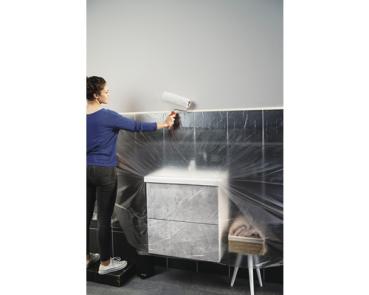 Preview: Tesa Easy Cover Abdeckfolie Economy L Nachfüllpack beige 1,40 x 33 m