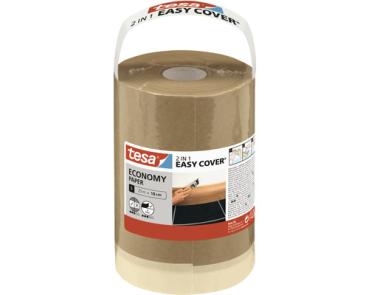 Tesa Easy Cover Abdeckfolie Economy S Papier Nachfüllpack braun beige 18 cm x 25 m