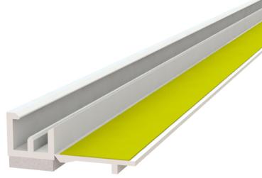 Putz- und Schutzleiste 8 x 8mm Dihtband 2mm, per 2,4m
