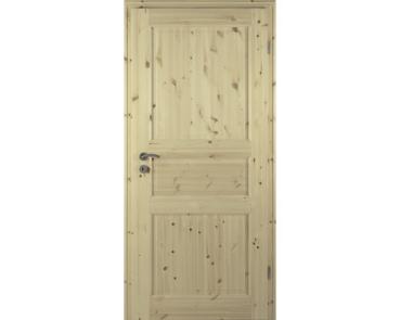 Landhaustüre Pertura Fichte massiv roh 95x203 cm Rechts ohne Zarge