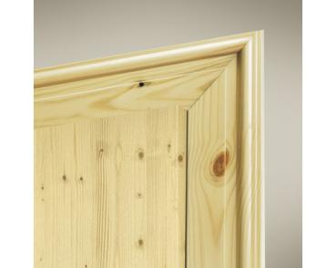 Zarge Pertura Fichte massiv roh Komplettzarge 10-12x80x201 cm Links