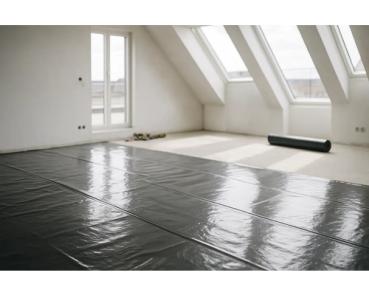 Preview: Estrichfolie LDPE 0,2 mm 25 m x 2 m Opak bunt Rolle = 50 m²