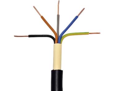 Erdkabel E-YY-J 5x6 mm² 100 m schwarz