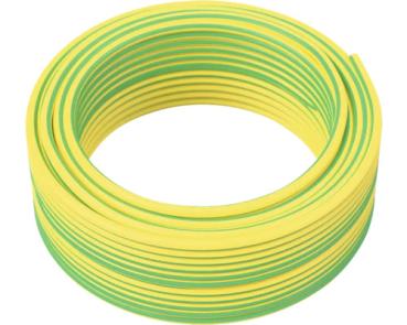 Installationsdraht H07 V-U 1,5 mm² 100 m grün/gelb - Aderleitung