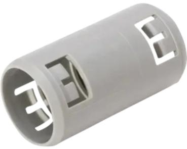 Flexmuffe Steckmuffe EBULL M40 x 50 mm, grau, Wellrohr