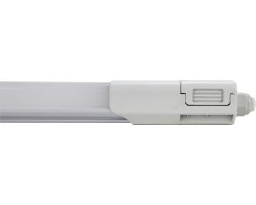 Preview: LED Feuchtraum-Lichtleiste plus 1495x52x41 mm 48 W 6000 lm 4000 K IP 65 weiß