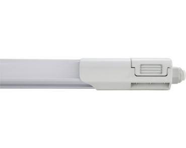 Preview: LED Feuchtraum-Lichtleiste plus 1495x52x41 mm 60 W 6800 lm 4000 K IP 65 weiß