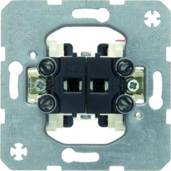 Serienschalter 2-fach Modul Einsatz Berker