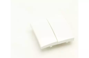 Preview: Deckel Wippe 2-fach polarweiß glänzend Berker