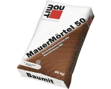MauerMörtel 50 Baumit 40 kg per Sack (35Sack Palette)