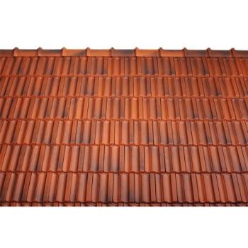 Preview: Wienerberger Falzfirst B 17 cm ENGOBE antik per Stk. (96Stk Palette)