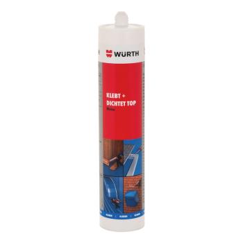 Würth Klebt und Dichtet Weiss Hybridklebstoff Verklebung Abdichtung Kartusche 310ml