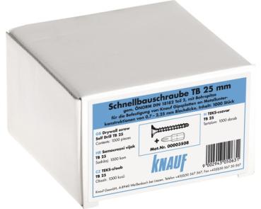 Knauf Schnellbauschraube TB 3,5x25 mm per 1000 Stk.