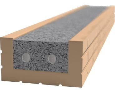 Leiertherm Thermosturz Sturz 1250x120x65 mm per Stk. (54Stk Palette)