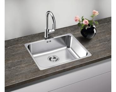 Preview: Spüle Blanco Supra 500-IF R12 540x500 mm Edelstahl Bürstfinish