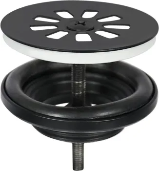 Preview: Waschbecken WC SET 40x22x11,5 cm Keramik mit Wasserhahn Schwarz