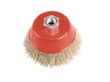 Drahtbürste Topfbürste Messing 100 mm Winkelschleifer M14x2