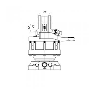 Formiko Hydraulics Rotator FHR 4.500 Flansch