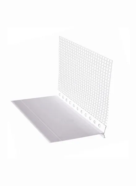 LO Sockelanschlussprofil PVC 100mm 2lfm