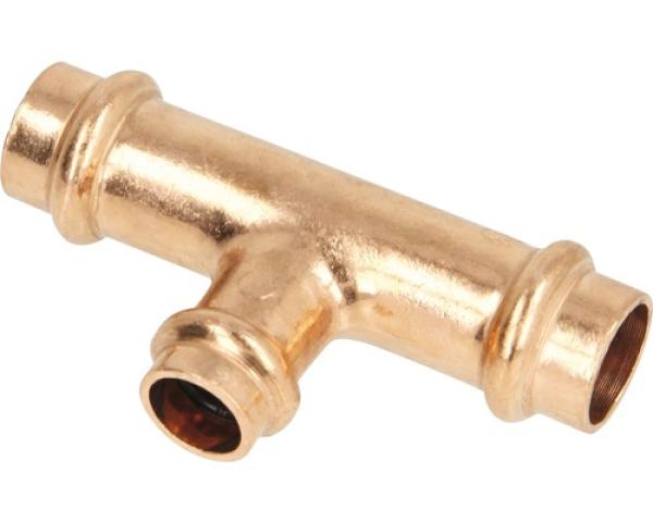 T-Stück Kupfer Viega Profipress 18x15x18mm