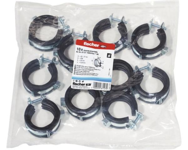 GelenkrohrschelleFischer FGRS Plus 1" 32-37mm 10Stk