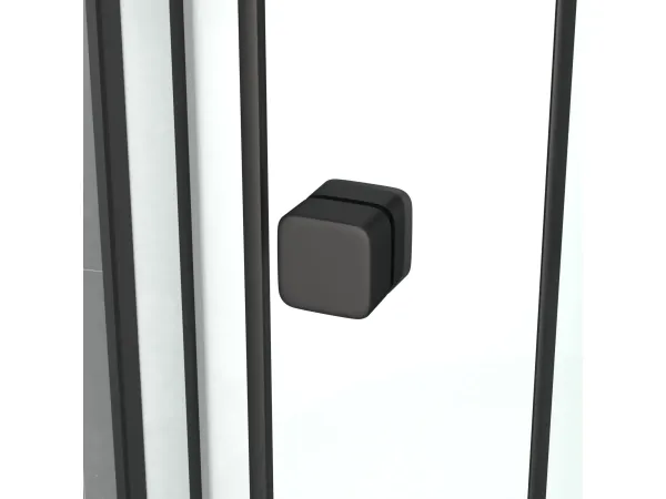 Aurlane Komplettduschkabine Essential schwarz/weiss 80x80x192,5cm