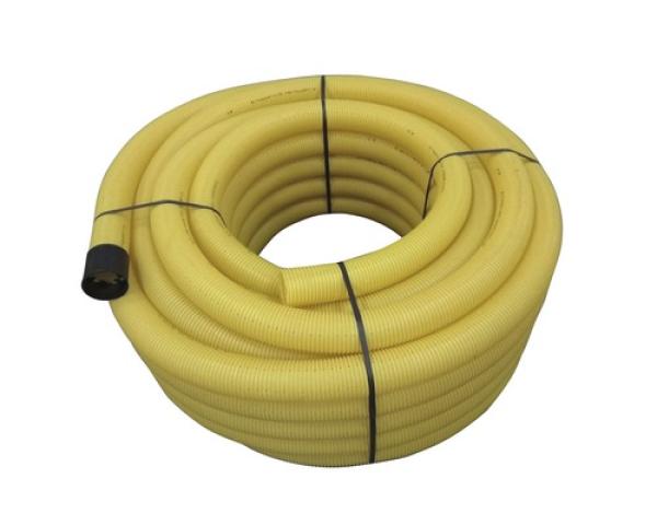 Drainagerohr gelb geschlitzt NW 100 Länge 50 m